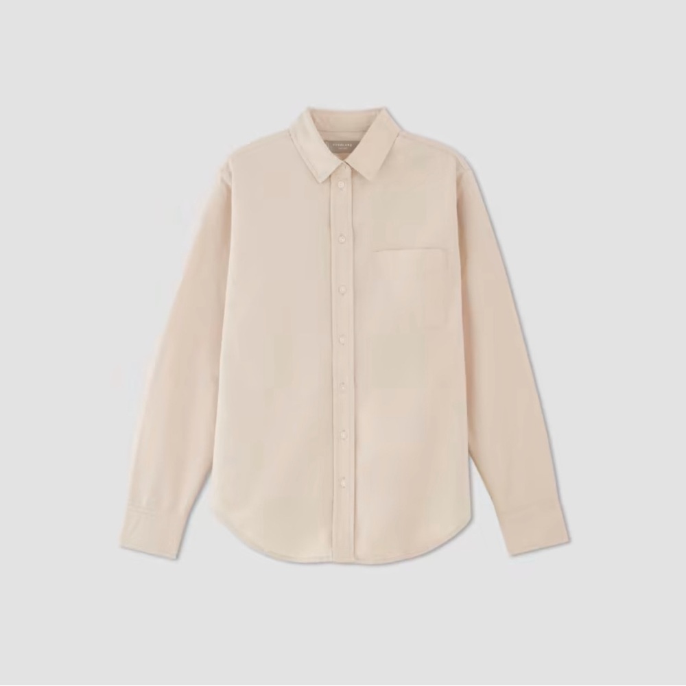 Everlane Relaxed Oxford Whisper Pink Size 2